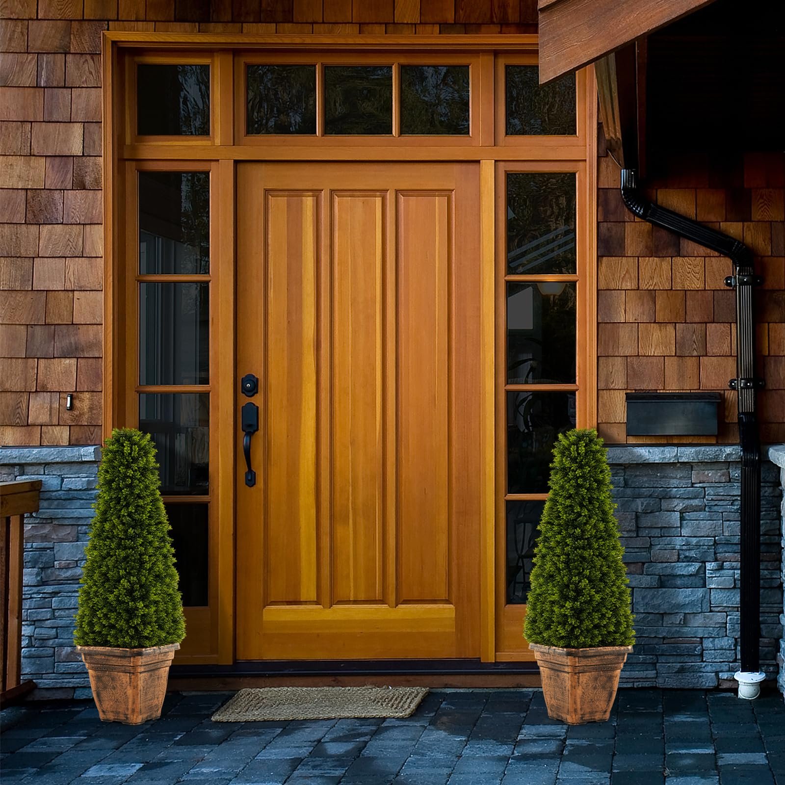 Goplus-3ft-Artificial-Boxwood-Topiary-Tree_2